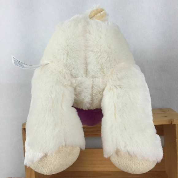 Hugfun Plush Lamb Sheep Blue Eye Bow Easter Egg Stuffed Animal Cuddly Baby Toy - Picture 8 of 9